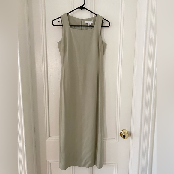 Petite Sophisticate Dresses & Skirts - Vintage Sage Green Petite Sophisticate Maxi Dress